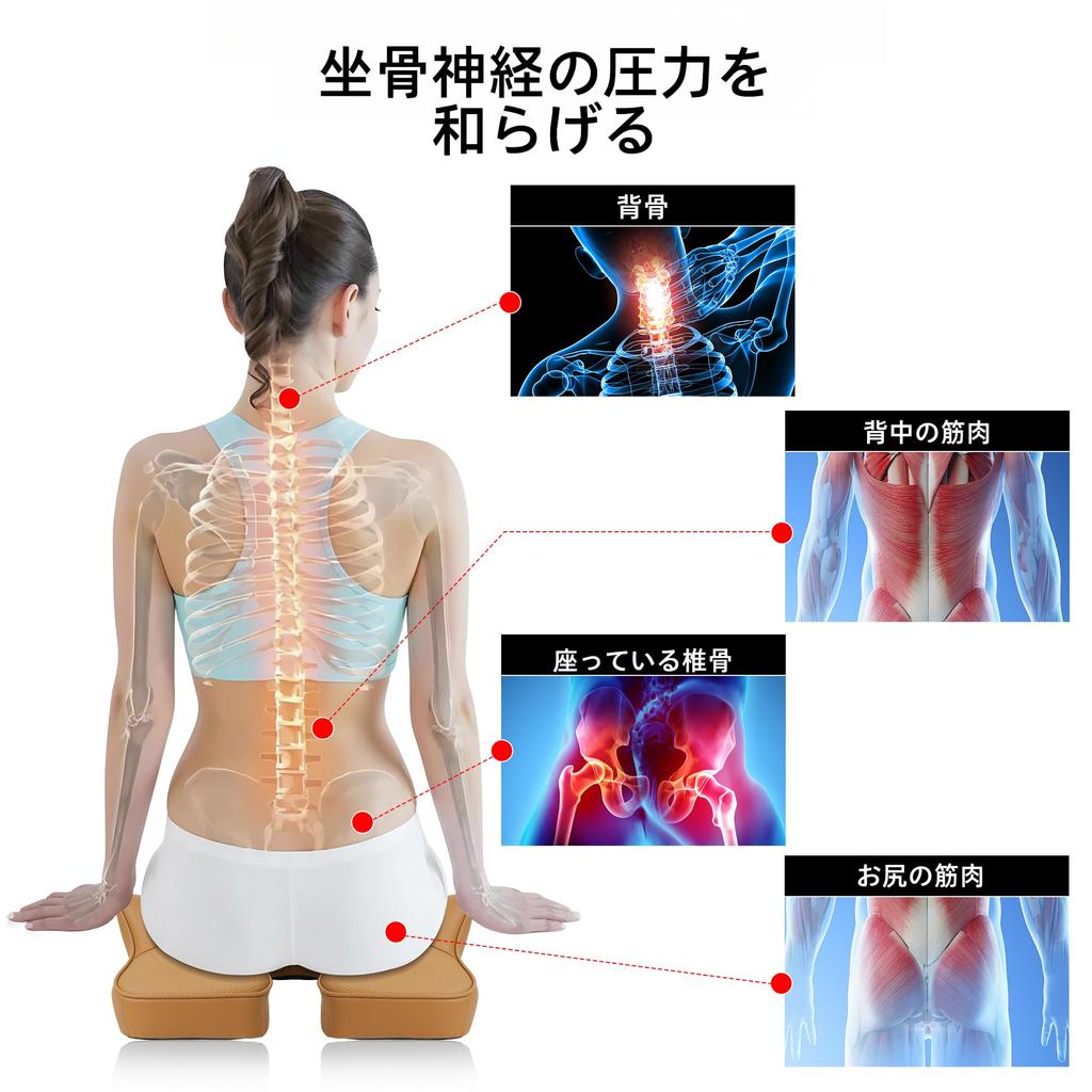 PU Leather Car Cushion Ergonomic Memory Foam Seat and Lumbar Pressure Breathable Car Cushion Akiyama Chestnut 1 Piece Design, Relief, Brown,