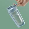 500ml Sport Shaker Flasche mit Schneebesenkugel Deckel Klappverschluss Präzise Skala Auslaufsicher