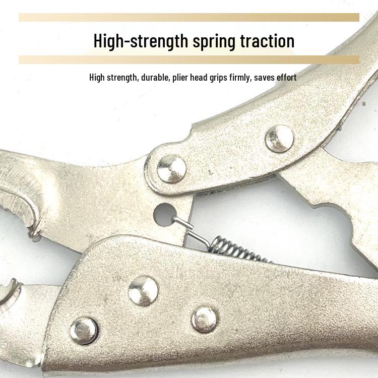 Multifunctional Flat & Pointed Nose Vise Grip Pliers, 5-9 inch, Quick Fix Holding Pliers