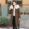 Casual Fur Collar Down Cott-padded Jacket Women's Winter Lg Puffer Jacket Parkas Female Outwear