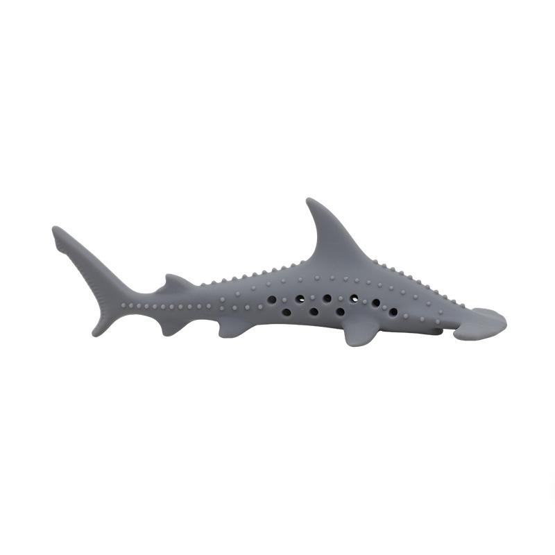 Catnip Silicone Fish Toy for Cats - Chewing, Teeth Cleaning Molar Toy