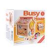 Wooden Busy House Interactive Playhouse Multifunctional Activity House Fine Motor Training Early Education Toys Gifts For Kids