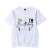 Personalized Family Birthday Group Outfits Party T-shirts Birthday Girl Matching Children Clothing T-shirts Set Family Tee Tops