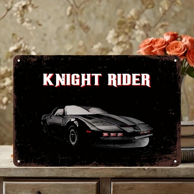 

Knight Rider VintageInspired Aluminum Metal Sign Classic Car Themed Wall Art for Home Bedroom Garage Man Cave Decor aluminum 20x30cm