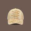 Fashion Hat Spring and Summer New Washed Denim Alphabet Baseball Cap Children's American Trend Brand Hand Painted Versatile Cap Men