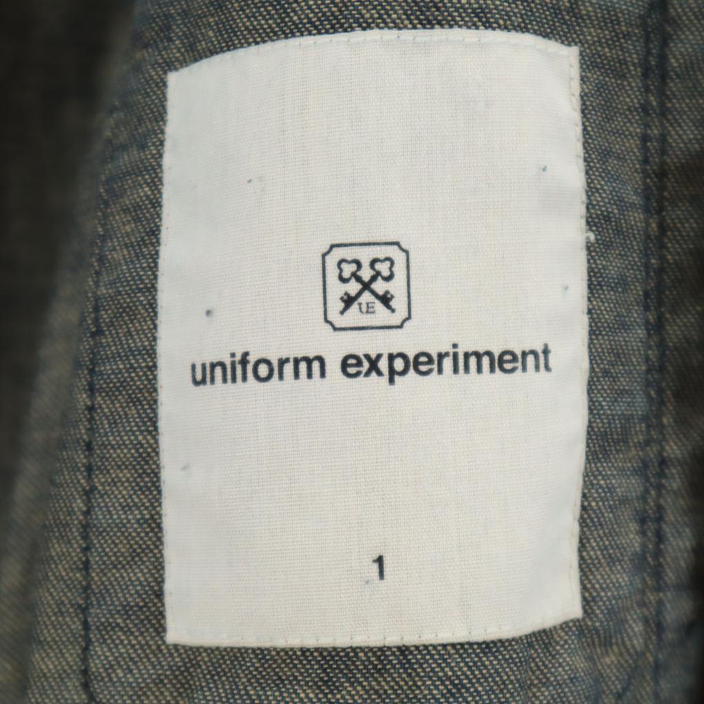 Unused Uniform Experiment Made In Japan Washed Shop Denim Coat 1 8oz Soft Men's Used