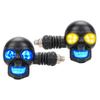 12V Skulls Motorcycle Turn Signal LED Modified Headlights Motorcycle Auxiliary Lights Maintenance Lights