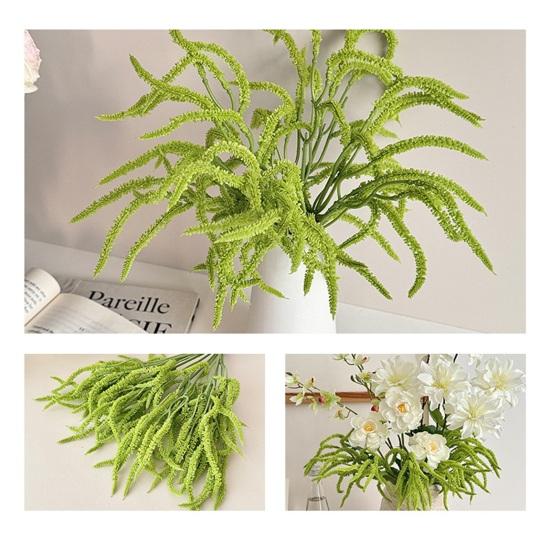Simulation Rice Wheat Ears Fake Plants Artificial Grass Flower Arrangement Faux Greenery Branch