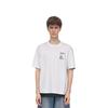 Vans Dart Board SS T Shirts Men's White Crew Neck Moderate Straight Fit VN0008Z9WHT