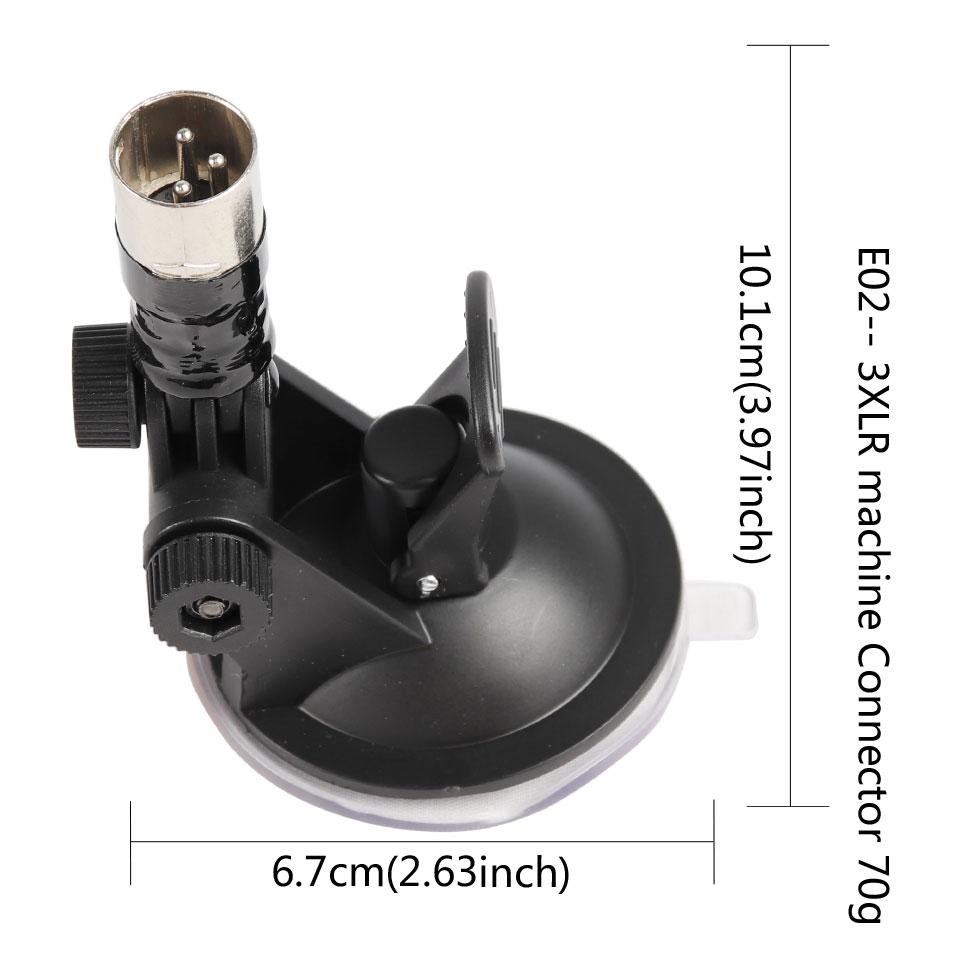 DTSUDU Sex Machine Accessory For Sex Machine, With 3XLR Connector, Toy Suction Cup, Adjustable Length Angle Accessory