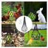 Chicken Feeder Poultry Bird Chicken Drinker Cup Poultry Hanging Feeding Net Bag Chicken String Bag Vegetable Fruits Feed