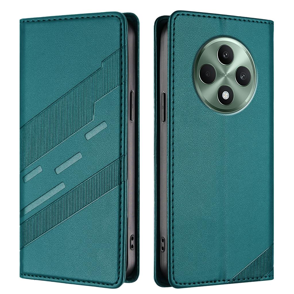 For Oppo Reno12 F 5G Phone Cases Punk Style Imprinted Wallet Stand Leather Cover