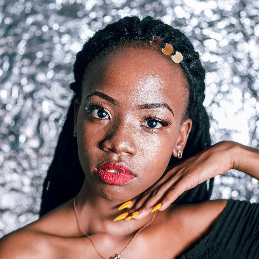 120Pcs Headwear Braiding Beads Multi Style Imitation Wood Bead Accessories  Hair Accessories