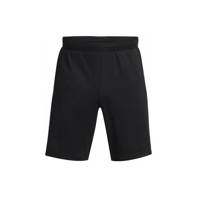Solid High-Waisted Straight-Leg Shorts Men Shorts Black 1372891-001