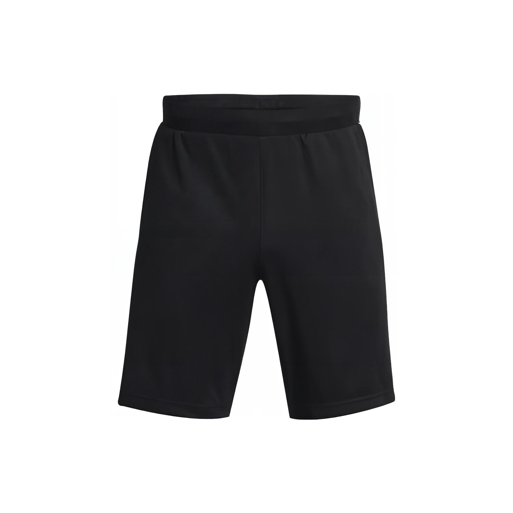 

Under Armour Solid High-Waisted Straight-Leg Shorts Men shorts Black 1372891-001 M