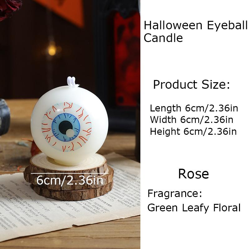 

1PC Horror Eyeballs Party Decoration Aromatherapy Candles Kitchen Mushroom Shape Dinner Multiple Options Available