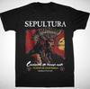 NEW Sepultura Tour 2024 Short Sleeve Cotton Black All Size Unisex Shirt