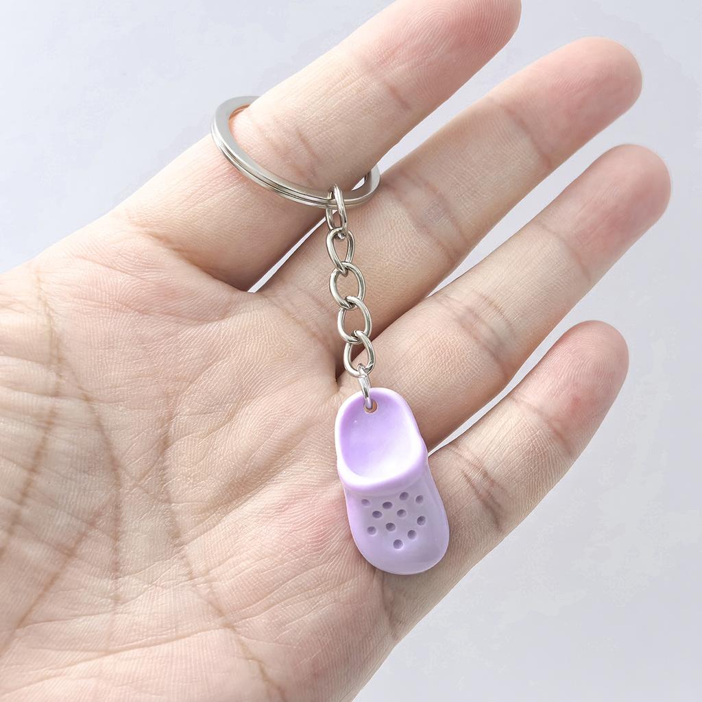 Lovely Slipper Keychain Personalized Bag Hanging Accessories Small Gift Couple Family Keychain Pendant