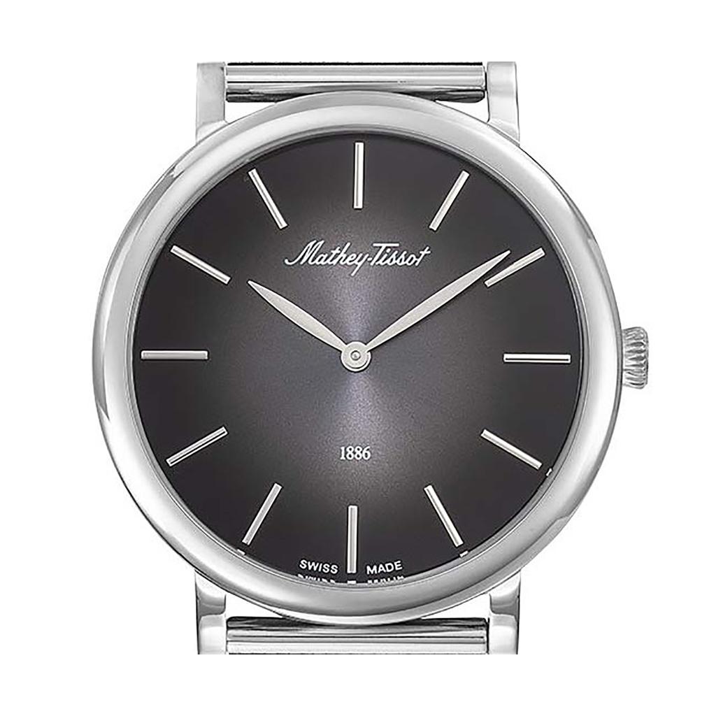 Mathey-Tissot Monsoon Stainless Steel Black Dial Quartz H7916AN Men's Watch