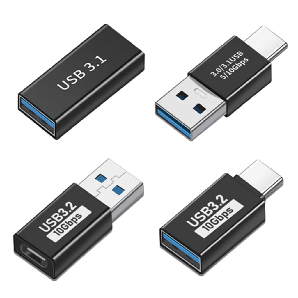 USB 3.1 to Type C Adapter Supports 10Gbps Data Transfer and Charging for Smartphones Tablets and More