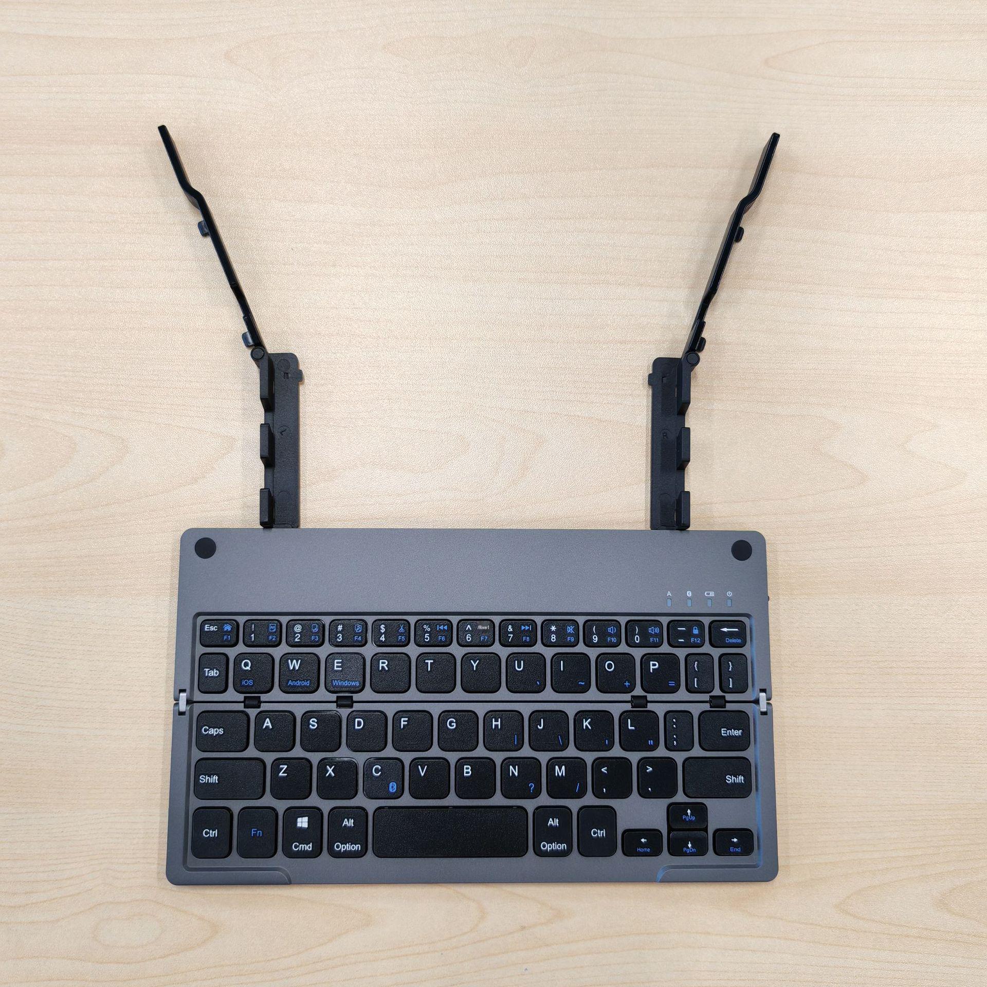 Portable Bluetooth Folding Keyboard for Phones, Tablets & Laptops