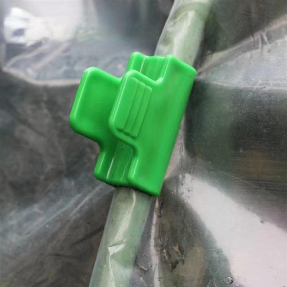 Grüne Pflanzen Garten Tunnel Bügel Klemmen Zum Befestigen Gewächshaus Zubehör Mit Isolierfolie Pflanzen Wurzeln Stiele Stützrahmen Clips