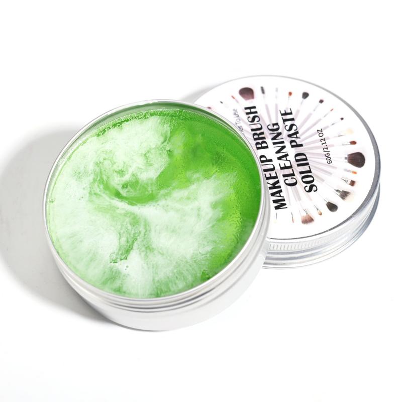 

60G Makeup Brush Beauty Sponge Cleansing Soap Multi-Foam Cleaning Bar For Powder Puffs, Makeup Remover Cleaner Soap Aloe vera
