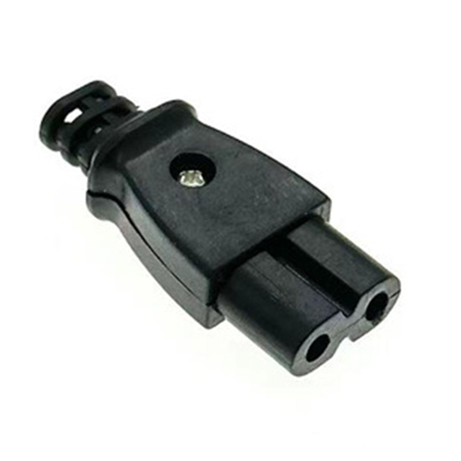 

Компактный 8-контактный штекер C8 для монтажа на панель, адаптер для легкого управления питанием и экономии места, AC250V 2.5A 2Pin A