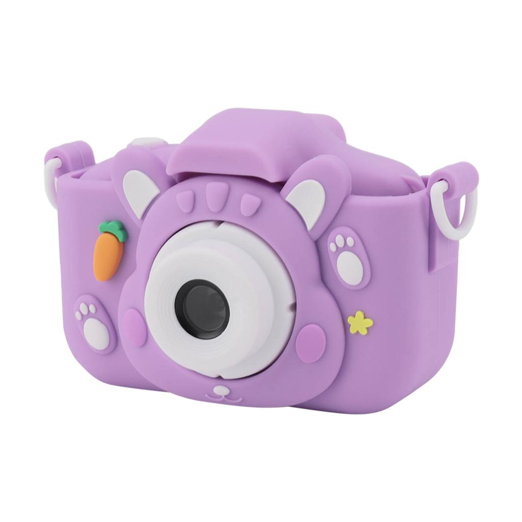 Kids Digital Camera with 32G Card Front Rear Lens 1080P High Definition 8X Zoom USB Rechargeable