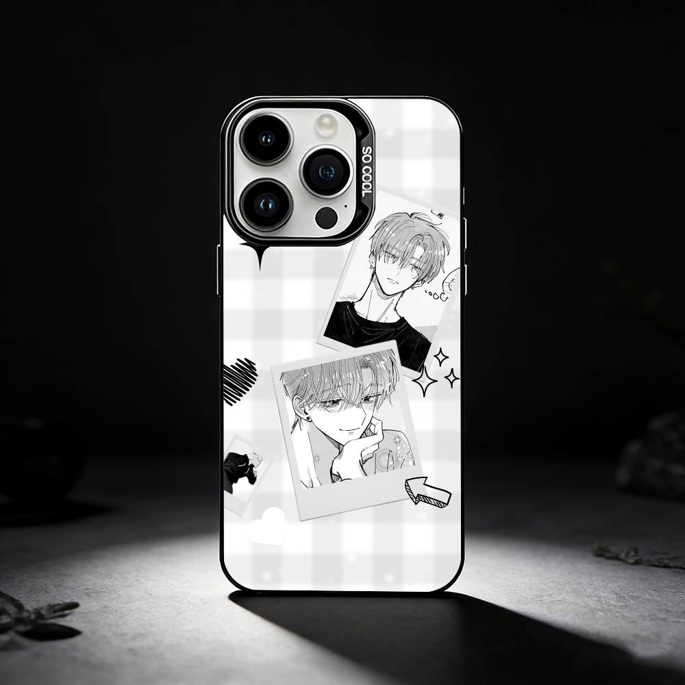 T-Tamon s B-Side Phone Case For iPhone 17,16,15,14,13,12,11 Plus,Pro Max,XS,Colored silver phone case