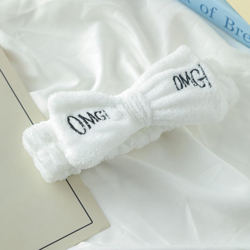 Spa Bath Shower Makeup Wash Face Cosmetic Headband Hair Band Velvet HeadWrap