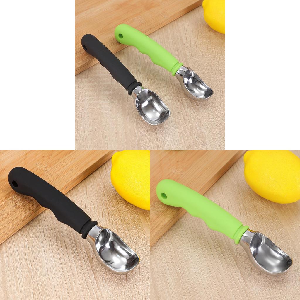 Zinc Alloy Ice Cream Scoop With Ergonomic Handle For Adults Kitchen Use