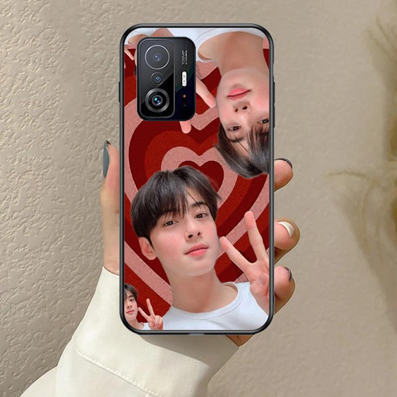 Cha EunWoo Eun Woo Funda For POCO F5 F3 M5s C40 F4 GT X3 X4 X5 Pro Case For Xiaomi 12 13 Lite 11T 12T Pro 12X