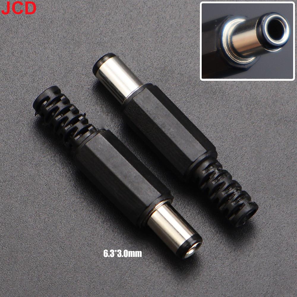 JCD 5/10pcs DC Power Plug 2.5x0.7mm 3.5x1.35m 5.5x2.1mm 5.5x2.5mm DC Connector Male Adapter Charging Solder Plug Jack