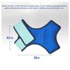 New Reusable Blue Ankle Ice Pack Hot Cold Compress Gel Bag Adjustable Strap for Sports Yoga Sprains Pain Relief Injury Recovery