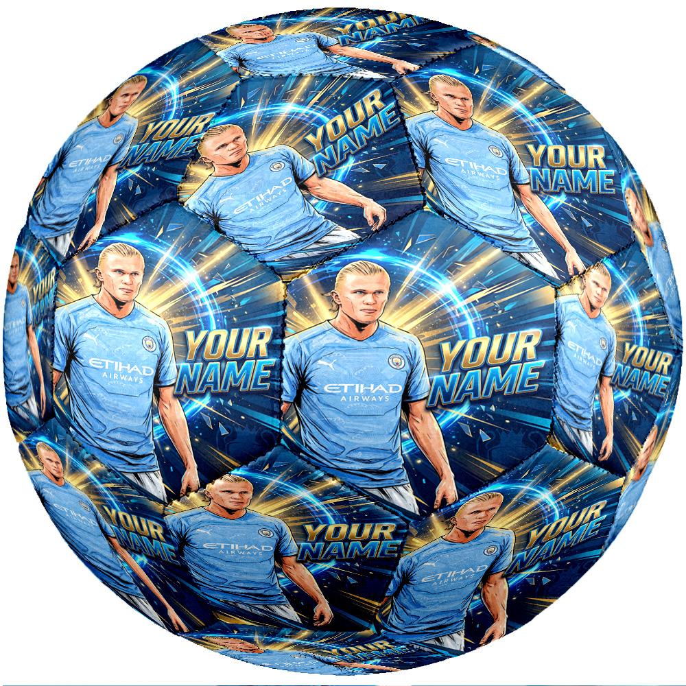 Erling Haaland Fashion Size 5 Football Wearproof Non‑Slip Soccer Ball For Sports Training Entertainment Use