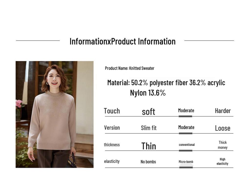 Yu Zhaolin Women's Embellished Knitted Pullover