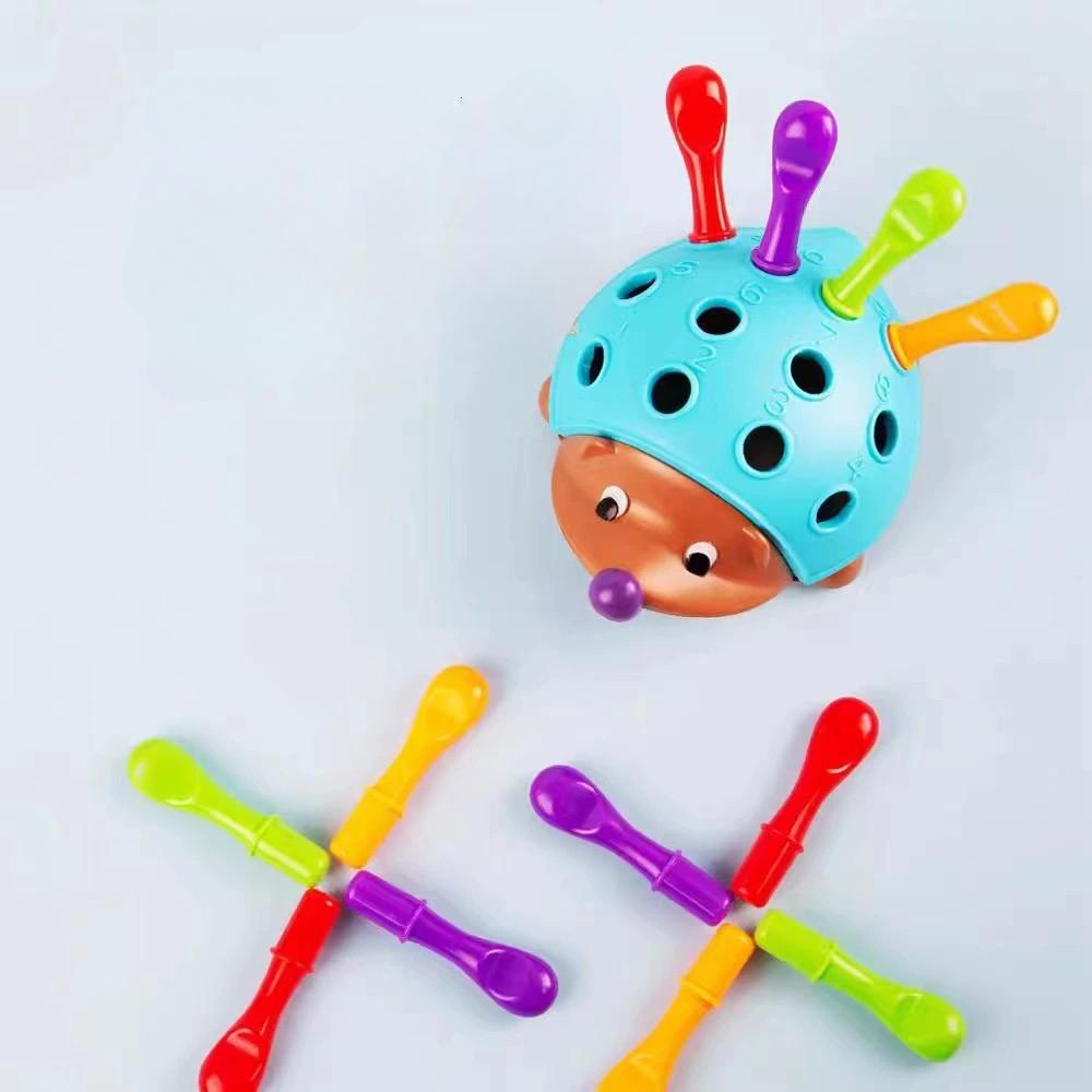 Learning Resources The Fine Motor Hedgehog - Toddler Learning Toys, Fine Motor and Sensory Toys for Kids Ages 18+ Months, Montessori Toys