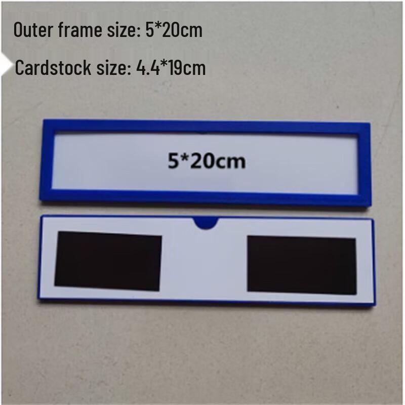 WEZHO Soft Magnetic Shelf Labels