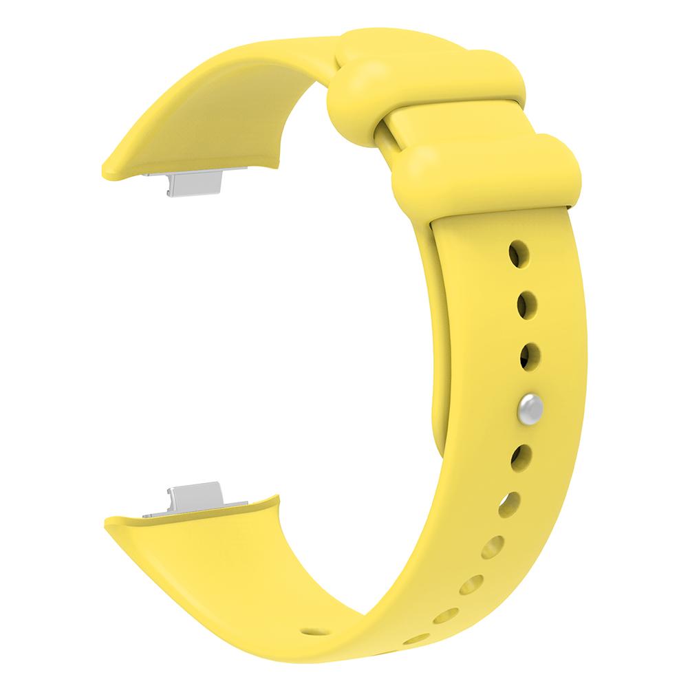 

For Xiaomi Smart Band 8 Pro/Redmi Watch 4 Watch Strap Silicone Replacement Wristband Yellow