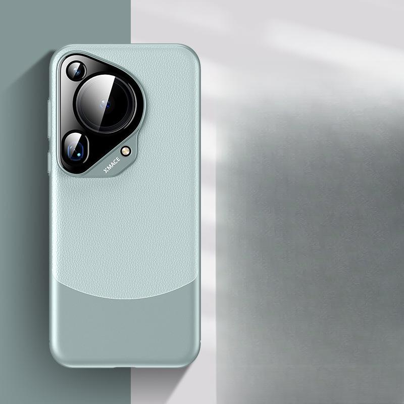 Plain Leather Matte Thin and Suitable for Huawei Pura70 Mobile Phone Case High-end 70ultra Full-inclusive 70pro Men's Leather Case