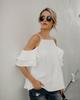 Minimalist Solid Color Off Shoulder Tank Top For Office And Casual Wear