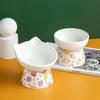 Creative Pet High Foot Bowl Cute Dog Food Feeding Basin Pet Supplies Cat Bowl  Kitten Puppy