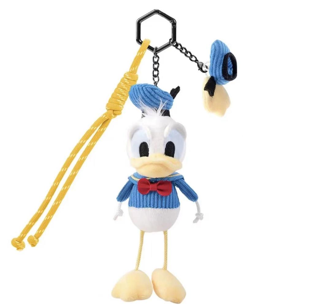 Disney Minnie Mickey Pluto Donald Duck Plush Toys Fantasy Toy Story Pendant Bag Plush Keychain Phone Car Plush Keyring