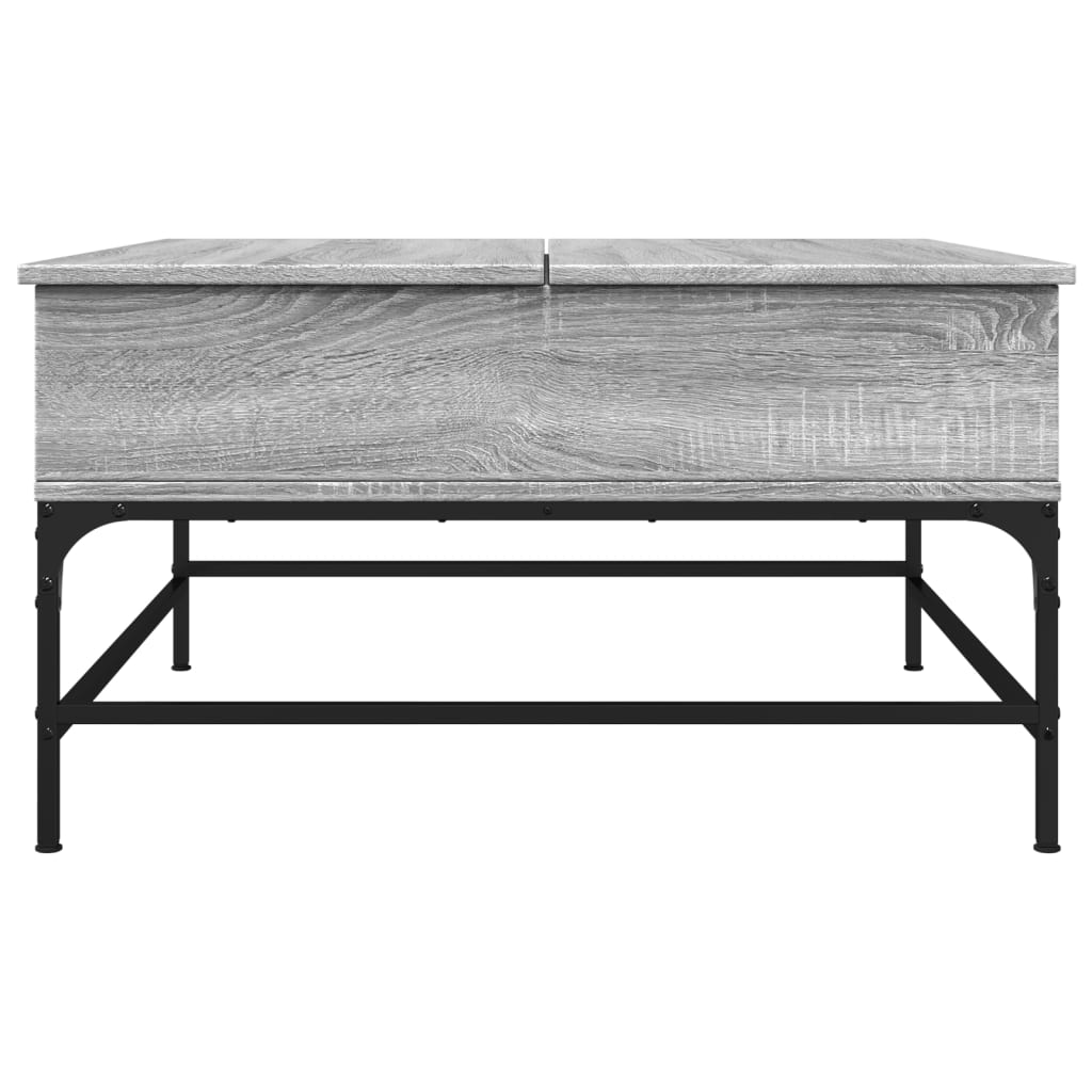  Coffee Table, Grey Sonoma Oak, 80x80x45 Cm