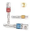 3Pcs 1/4'' 3/8'' 1/2'' Socket Extension Adapter Electric Socket Conversion Rod