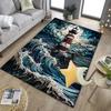 Lighthouse In Stormy Sea Office Rug Chair Mat, Entryway Carpet, Suitable for Front Door, Bedroom, Living Room, Desk, Holiday Gift