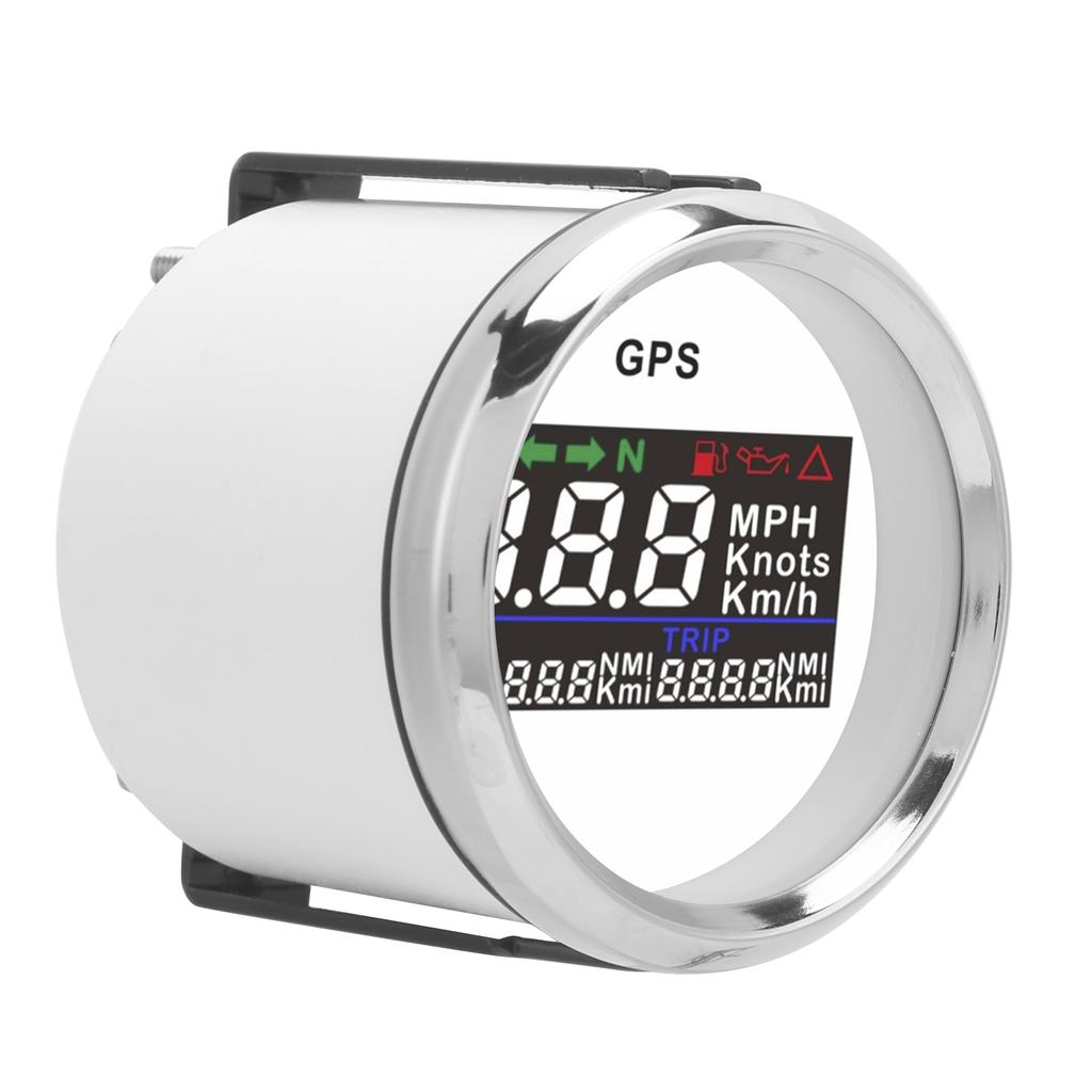 2in GPS Speedometer Digital Adjustable Mileage Counter for 12V 24V Vehicles Car Yachts