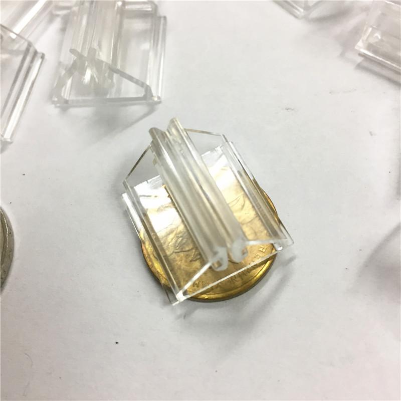 10Pcs Crystal Full Trasparent Pp Full Plastic Cards Base Stand For Paper Card Board Games Children Cards Stand Game Accessories