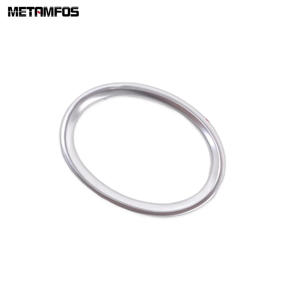 For Toyota Camry 2018      Stainless Steel Steering Wheel Cover Molding Trim Ring Frame Interior Accessories